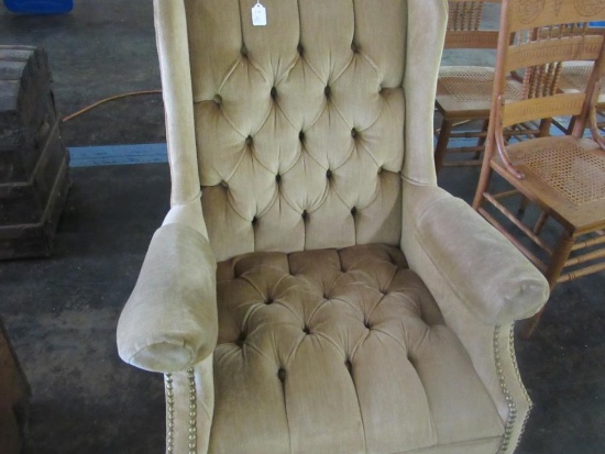 LOT OF 2 WING BACK CHAIRS