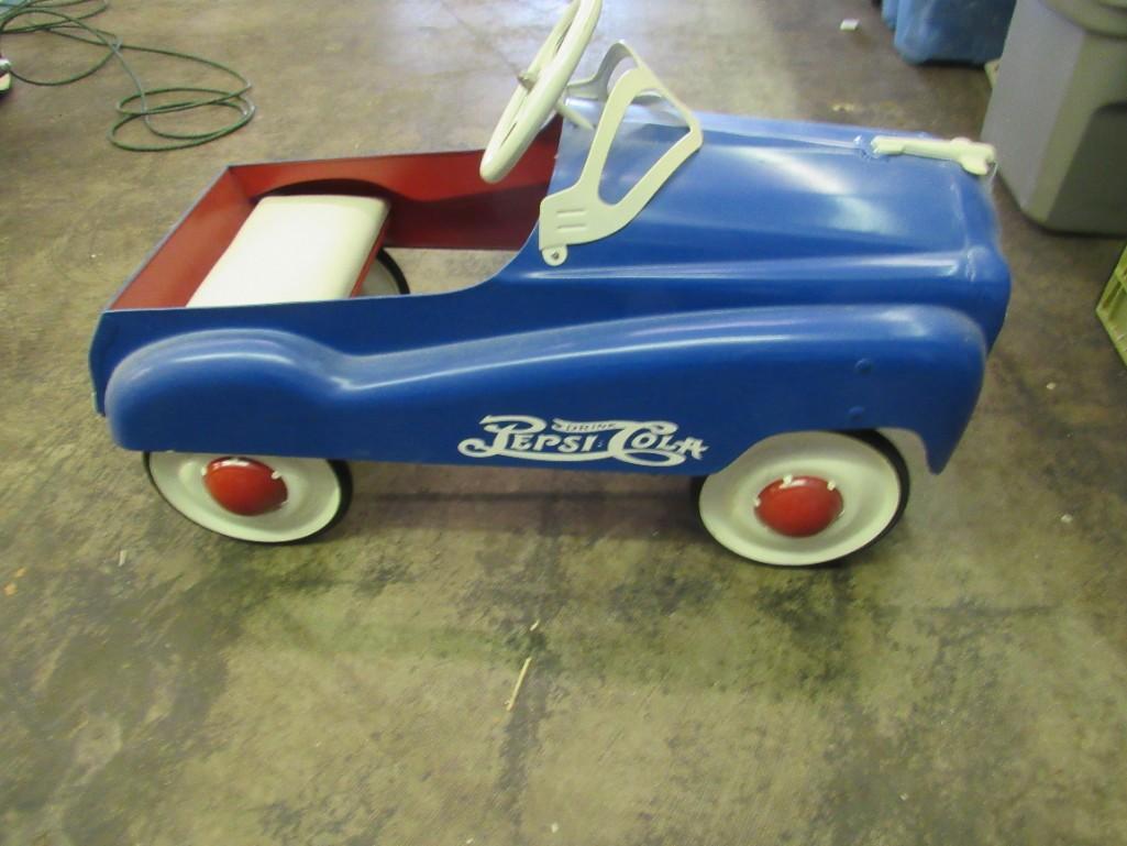 Pepsi pedal hot sale car