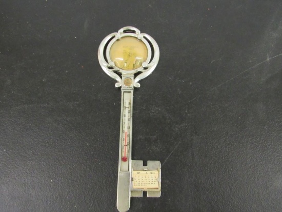 ADVERTISING KEY THERMOMETER AND CALENDER