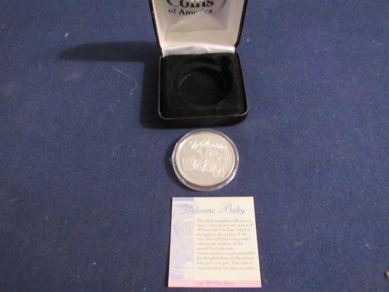 1 OUNCE .999 FINE SILVER COIN