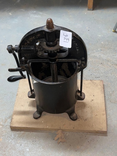 ENTERPRISE LARD PRESS
