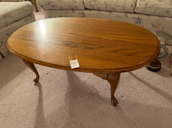 OVAL COFFEE TABLE