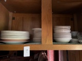 CABINET CONTENTS; PERUGINO DISHES
