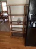 5 TIER GLASS TOP SHELF