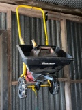 LAWN SEEDER WITH GAS CANS