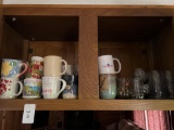 CABINET CONTENTS; MUGS
