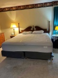 KING SIZED BED AND FRAME ( MATRESS INCLUDED)