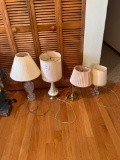 4 TABLE LAMPS