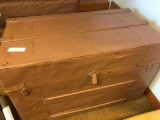 LARGE METAL TRUNK