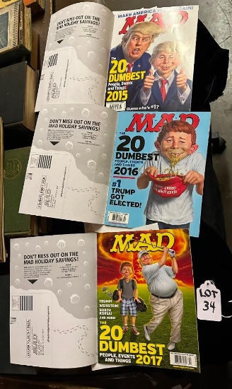 MAD MAGAZINE 2016, 2017 & 2018 14 ISSUES IN LOT