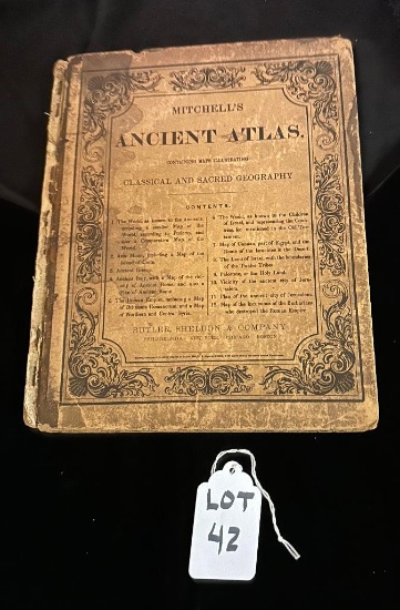MITCHELL'S ANCIENT ATLAS BUTLER, SHELDON & COMPANY BY S. AUGUSTUS MITCHELL 1844
