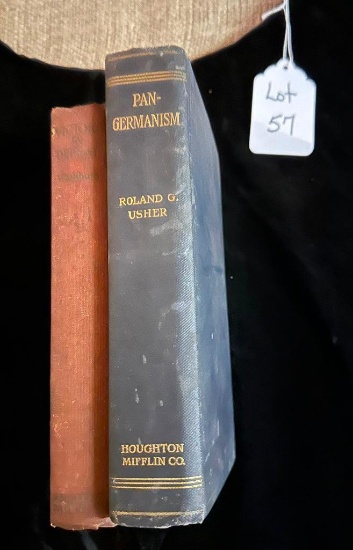 LOT OF 2 VICTORY IN DEFEAT BY STANLEY WASHBURN 1916 & PAN-GERMANISM BY ROLAND G. USHER 1913