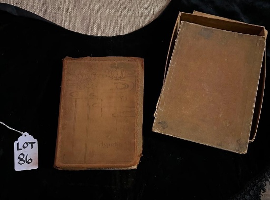 HYPATIA NEW FOES WITH AN OLD FACE BY CHARLES KINGSLEY LEATHER COVER