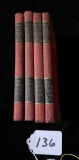 LOT OF 4 BIBLIOTHEK 1930 BAND I, III, IV, V