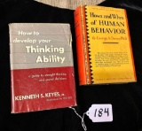 HOW TO DEVELOP YOUR THINKING ABILITY & HOW AND WHYS OF HUMAN BEHAVIOR LOT OF 2