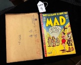 ORIGINAL MAD MAGAZINE VOL 1 NO. 9 FEB-MARCH 1954 W/ ENVELOPE