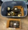 LOT OF DIALS, KNOBS, GAUGES AND MORE