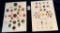 LOT OF 2 - WOOD & MORE BUTTON DISPLAY CARDS