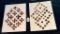 LOT OF 2 - ASSORTED SHADES OF BROWN BUTTON DISPLAY CARDS