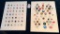 LOT OF 2 - ASSORTED BUTTON DISPLAY CARDS