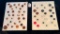 LOT OF 2 - WOOD & MORE MOTHER/DAUGHTER BUTTON DISPLAY CARDS