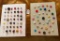 LOT OF 2 - MULTIPLE COLORS BUTTON DISPLAY CARDS