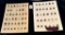 LOT OF 2 - RIVET SHANKS BUTTON DISPLAY CARDS