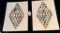 LOT OF 2 - RIVET SHANKS BUTTON DISPLAY CARDS