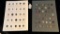 LOT OF 2 - BUTTERFLIES & MORE RIVET SHANKS BUTTON DISPLAY CARDS