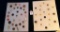 LOT OF 2 - ASSORTED BUTTON DISPLAY CARDS