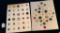 LOT OF 2 - ASSORTED BUTTON DISPLAY CARDS