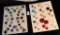 LOT OF 2 - MOTHER/DAUGHTER & ASSORTED BUTTON DISPLAY CARDS