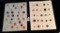 LOT OF 2 - ASSORTED BUTTON DISPLAY CARDS