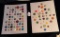 LOT OF 2 - ASSORTED BUTTON DISPLAY CARDS