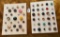 LOT OF 2 - METAL, MILITARY & MORE BUTTON DISPLAY CARDS