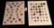 LOT OF 2 - METAL & MORE BUTTON DISPLAY CARDS