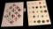 LOT OF 2 - ASSORTED BUTTON DISPLAY CARDS
