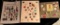 LOT OF 3 - SYMBOLS, BUTTERFLIES & CAKE BUTTON DISPLAY CARDS