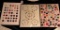 LOT OF 3 - ASSORTED BUTTON DISPLAY CARDS