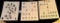 LOT OF 3 - RIVET SHANKS BUTTON DISPLAY CARDS
