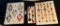 LOT OF 3 - STRIPE, INTERMIXED AND MORE BUTTON DISPLAY CARDS