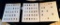 LOT OF 3 - SNOOPY, STARS & MORE RIVET SHANKS BUTTON DISPLAY CARDS