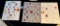 LOT OF 3 - HEARTS & ASSORTED BUTTON DISPLAY CARDS