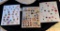LOT OF 3 - SNAP TOGETHER BUTTON DISPLAY CARDS