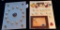 LOT OF 2 - ZODIAC, BEAVER TAIL, 40TH ANNIVERSARY INDIANA BUTTON SOCIETY & MORE BUTTON DISPLAY CARDS