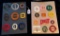 LOT OF 2 - BELT BUCKLES DISPLAY CARDS