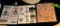 LOT OF 3 - RIVET SHANKS BUTTON DISPLAY CARDS W/ PATCHES & RIBBON