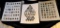 LOT OF 3 - RIVET SHANKS BUTTON DISPLAY CARDS