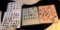 LOT OF 4 - RAIDERS & MUCH MORE RIVET SHANKS BUTTON DISPLAY CARDS