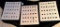 LOT OF 3 - BARNEY, BARBIE & MUCH MORE RIVET SHANKS BUTTON DISPLAY CARDS